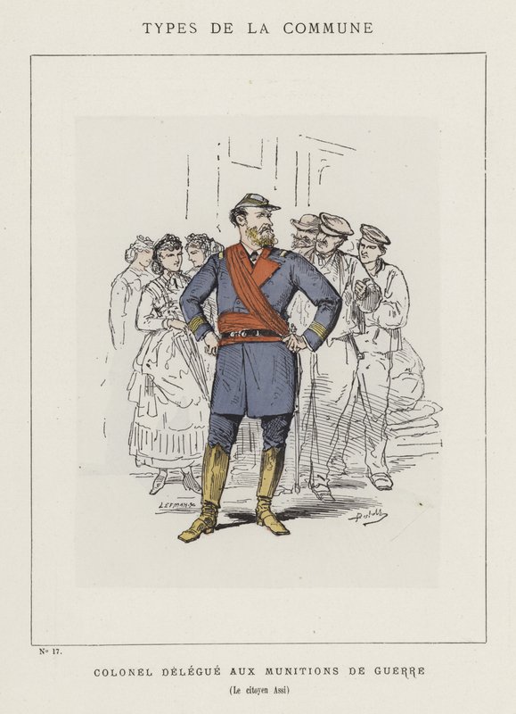 Colonel Délégué aux Munitions de Guerre, Le citoyen Assi - Charles Albert d Arnoux Bertall