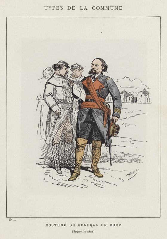 Costume de Général en Chef, Bergeret lui-même - Charles Albert d Arnoux Bertall