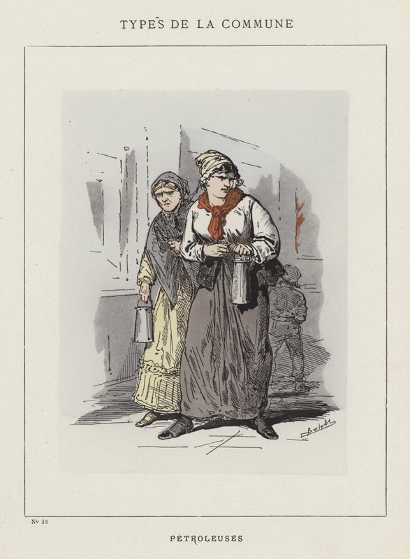 Pétroleuses - Charles Albert d Arnoux Bertall