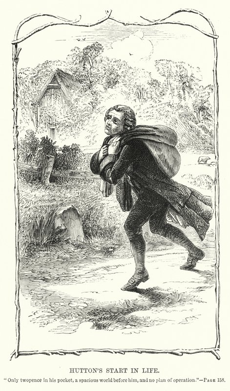Le début de la vie de Hutton (gravure) - Charles Altamont Doyle