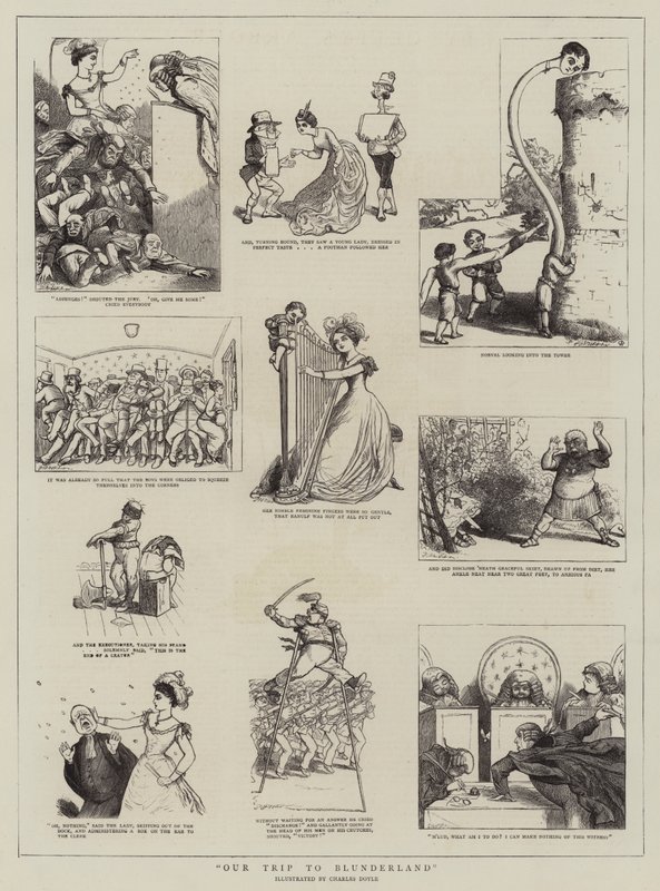 Notre voyage à Blunderland - Charles Altamont Doyle