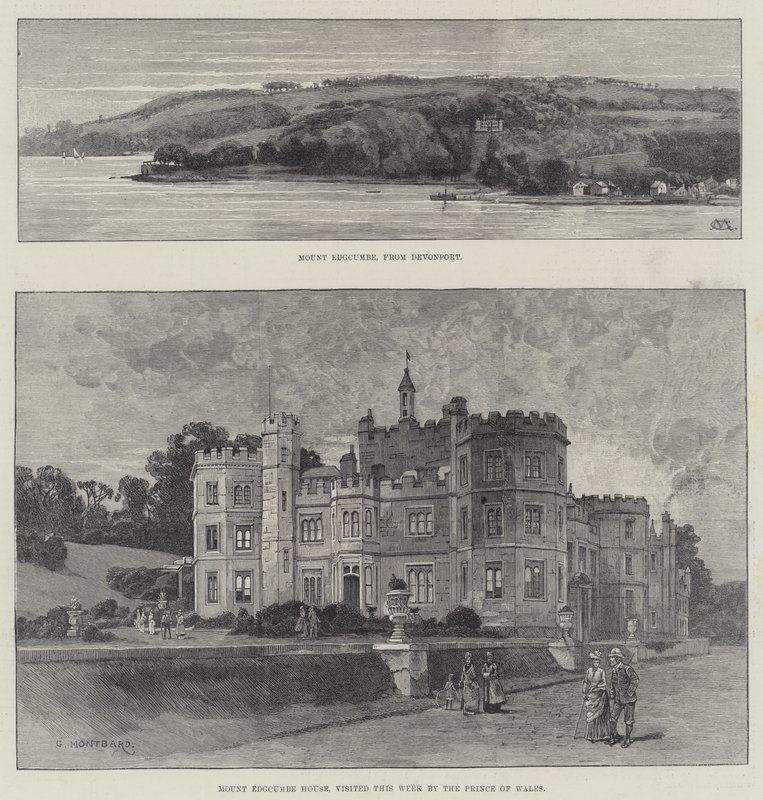 Maison de Mount Edgcumbe - Charles Auguste Loye