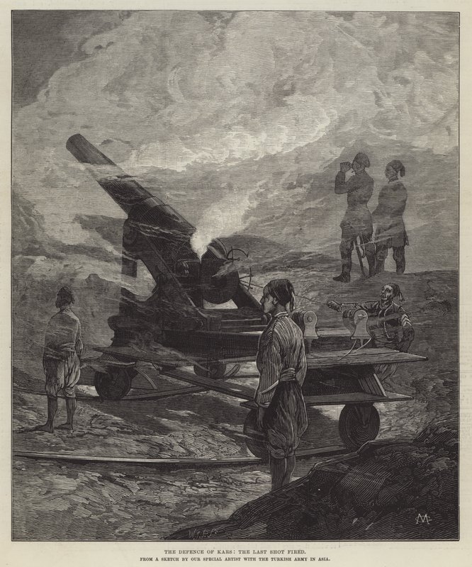La défense de Kars, le dernier coup de feu tiré - Charles Auguste Loye