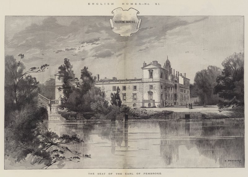 Wilton House, la résidence du comte de Pembroke - Charles Auguste Loye