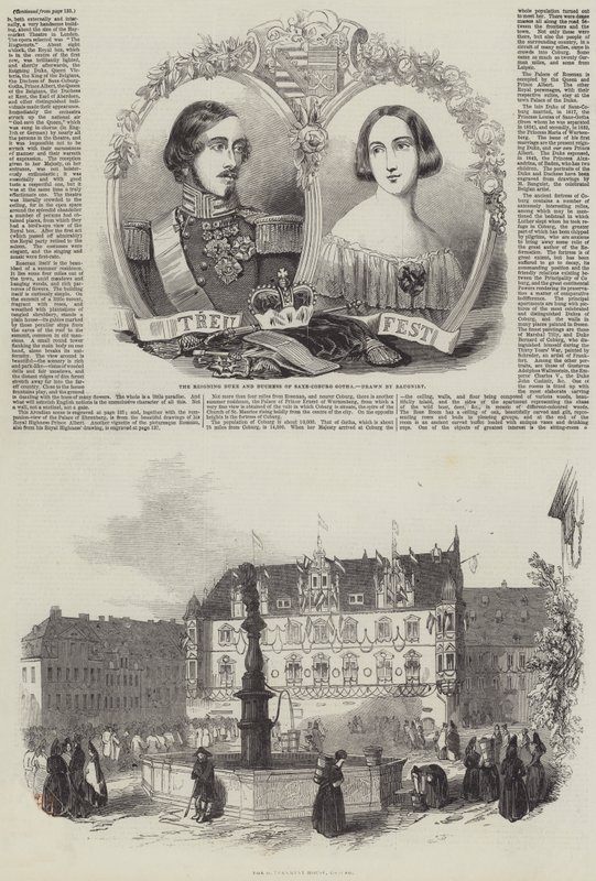 La visite de Sa Majesté en Allemagne - Charles Baugniet
