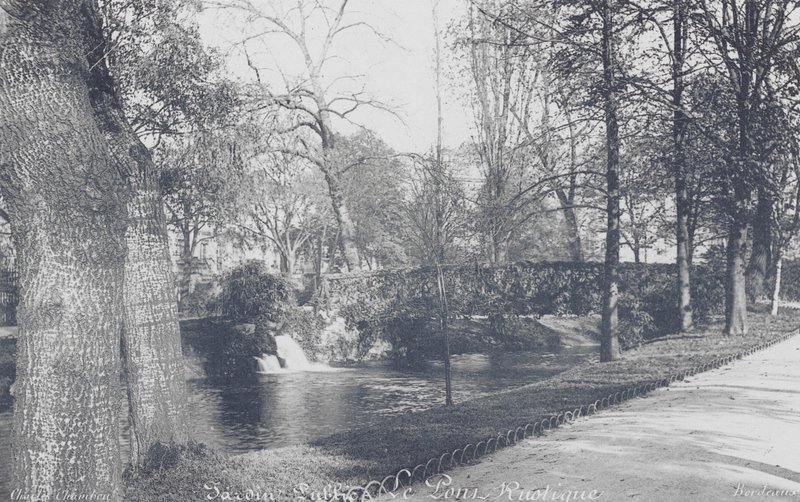 Bordeaux : Jardin-Public, le Pont rustique - Charles Chambon