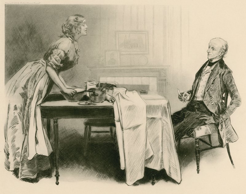 Dick Swiveller et la Marquise - Charles Dana Gibson