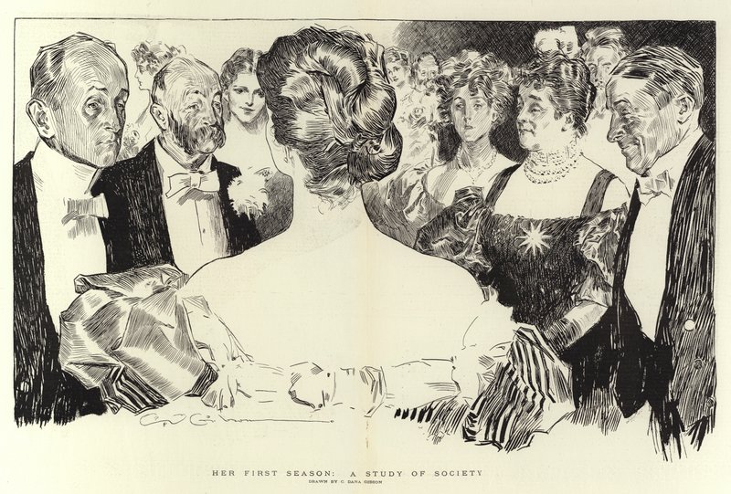 Sa première saison, une étude de la société - Charles Dana Gibson