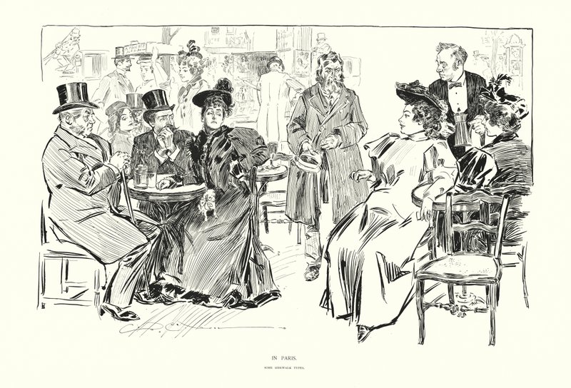 À Paris - Charles Dana Gibson