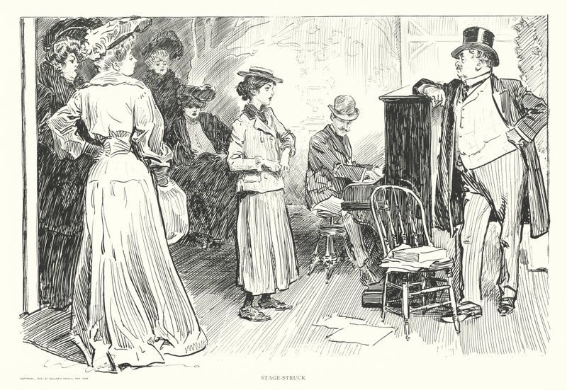 Fasciné par la scène - Charles Dana Gibson