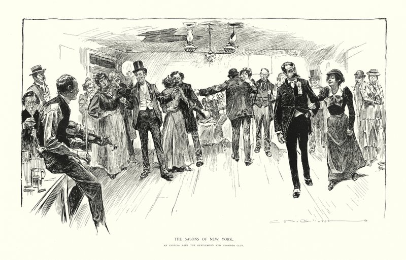 Les Salons de New York - Charles Dana Gibson