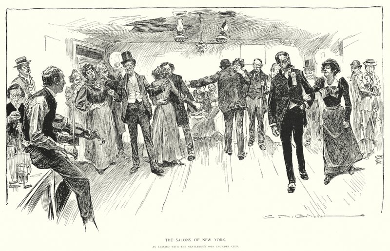 Les salons de New York, une soirée avec le Gentlemen