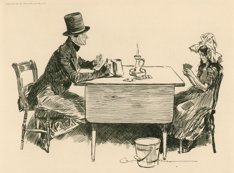 Tom Pinch et sa sœur - Charles Dana Gibson