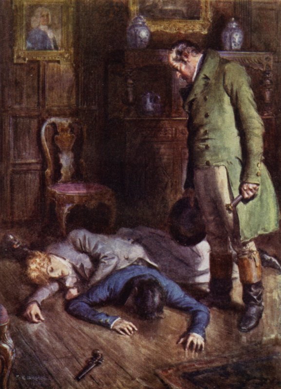 Illustration pour The Amateur Gentleman par Jeffery Farnol - Charles Edmund (after) Brock