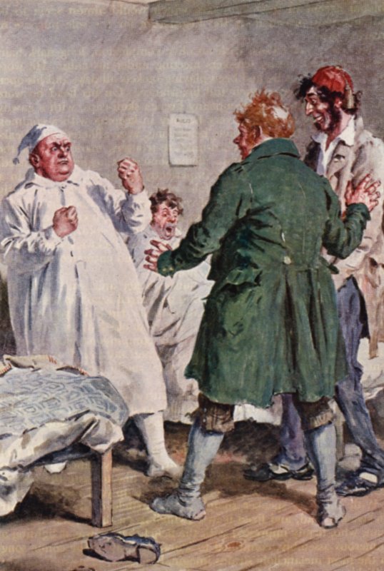 Illustration pour Les Papiers de Pickwick par Charles Dickens - Charles Edmund (after) Brock