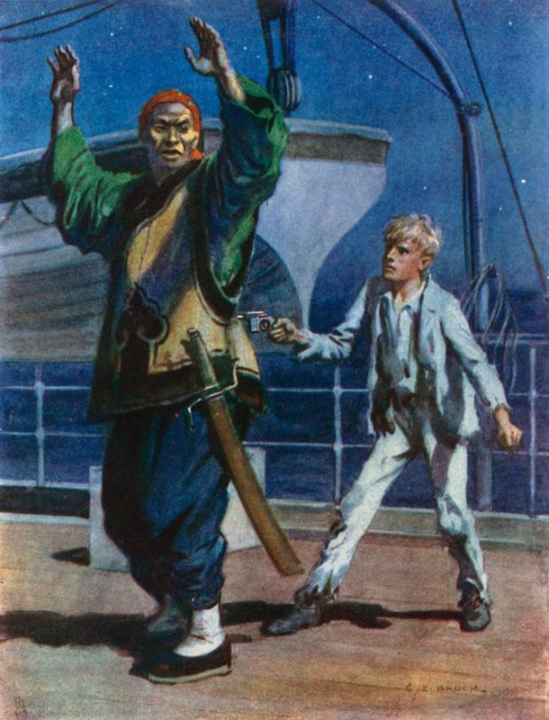 Si je garde le pistolet comme ça, il va sûrement se déclencher si vous essayez des tours - Charles Edmund Brock