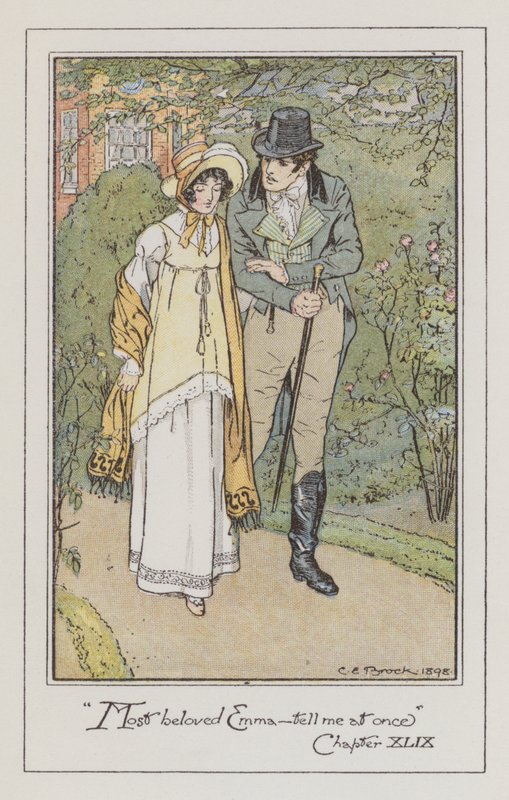 Illustration pour Emma de Jane Austen - Charles Edmund Brock