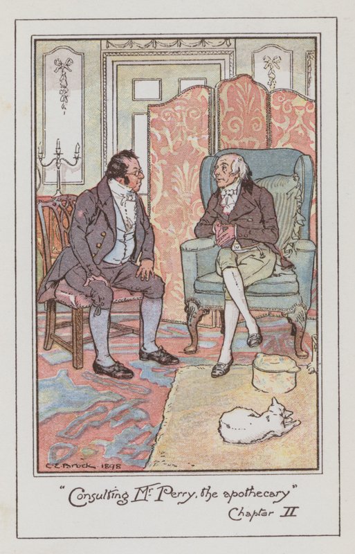 Illustration pour Emma de Jane Austen - Charles Edmund Brock