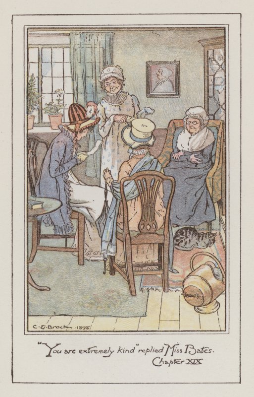 Illustration pour Emma de Jane Austen - Charles Edmund Brock