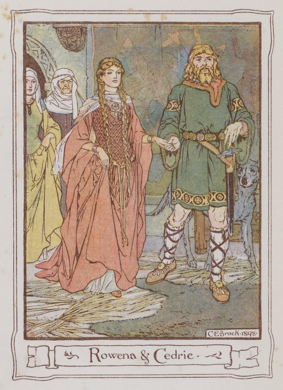 Illustration pour Ivanhoé de Sir Walter Scott - Charles Edmund Brock