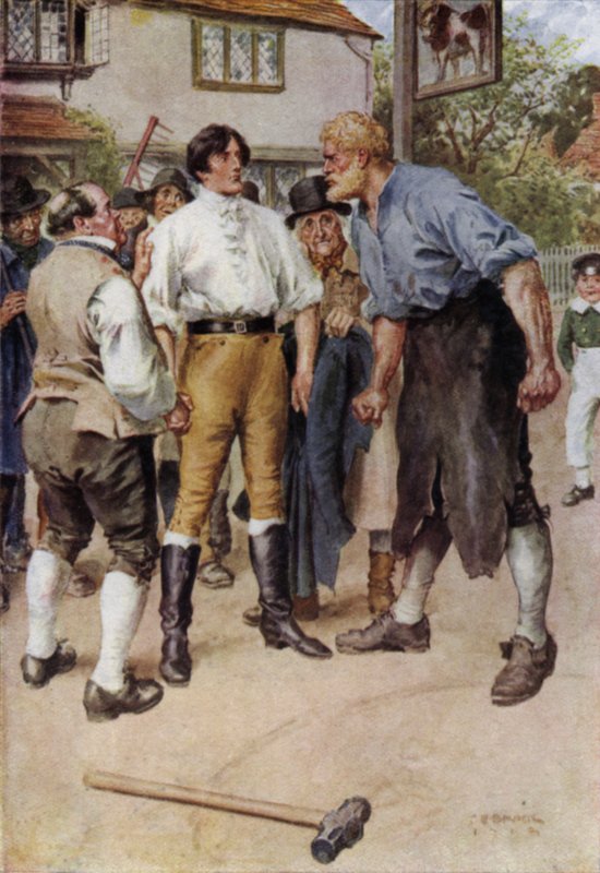 Illustration pour The Broad Highway a Romance of Kent - Charles Edmund Brock
