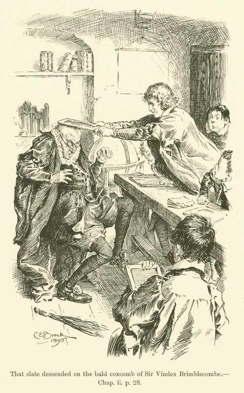 Illustration pour Westward Ho! de Charles Kingsley - Charles Edmund Brock