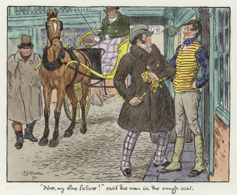 Illustration pour Les Papiers Pickwick - Charles Edmund Brock