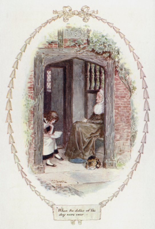 Quand les devoirs de la journée étaient terminés - Charles Edmund Brock