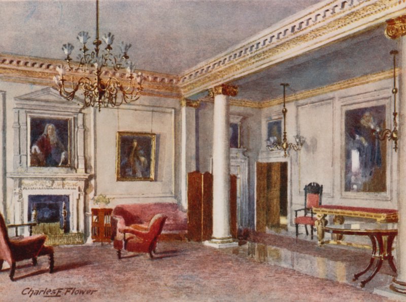 La Salle de Réception, 10 Downing Street, 1906 - Charles Edwin Flower