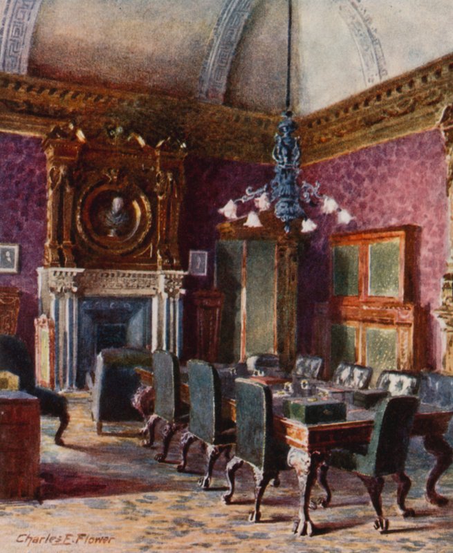 Salle du Conseil du Trésor, bureau du Chancelier de l