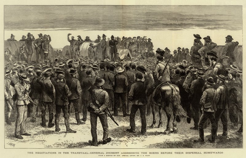 Les négociations au Transvaal, le général Joubert s