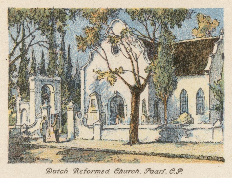 Afrique du Sud : Église réformée néerlandaise, Paarl, CP - Charles Ernest Peers