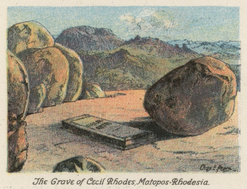 Afrique du Sud : La tombe de Cecil Rhodes, Matopos, Rhodésie - Charles Ernest Peers