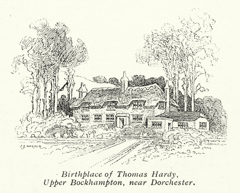 Lieu de naissance de Thomas Hardy, Upper Bockhampton, près de Dorchester - Charles George Harper