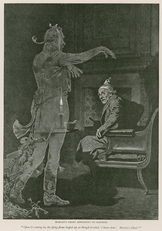Illustration pour Un Chant de Noël de Charles Dickens - Charles Green