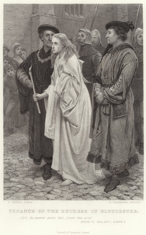 Pénitence de la duchesse de Gloucester, Henri VI, Pt 2, Acte 2, Scène 4 - Charles Green