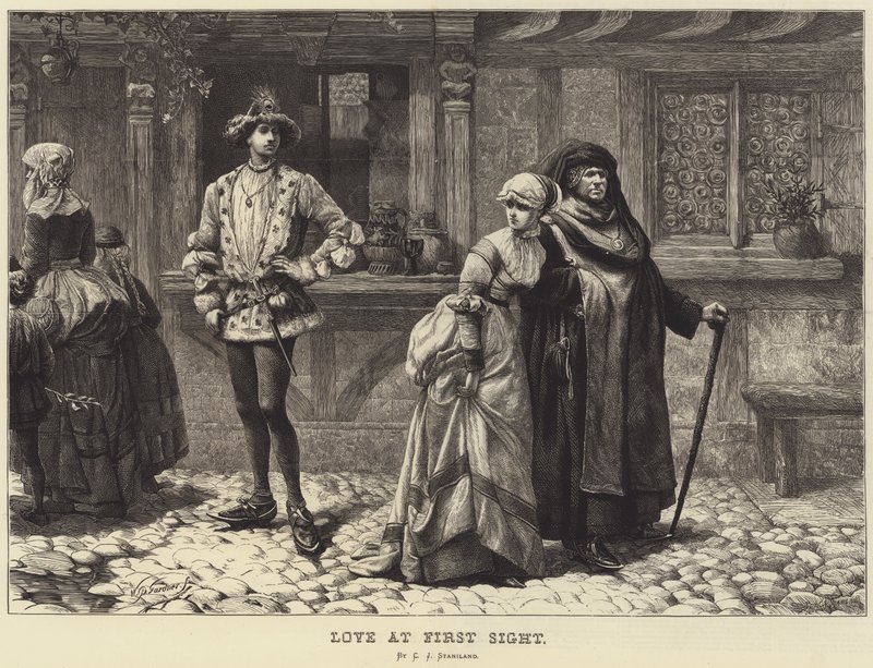 Le coup de foudre - Charles J. (after) Staniland