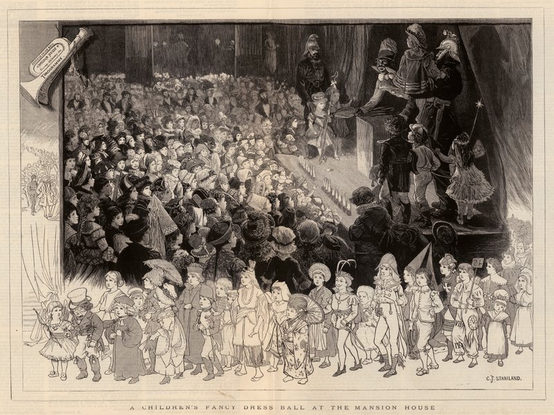 Un bal costumé pour enfants à la Mansion House - Charles J. Staniland