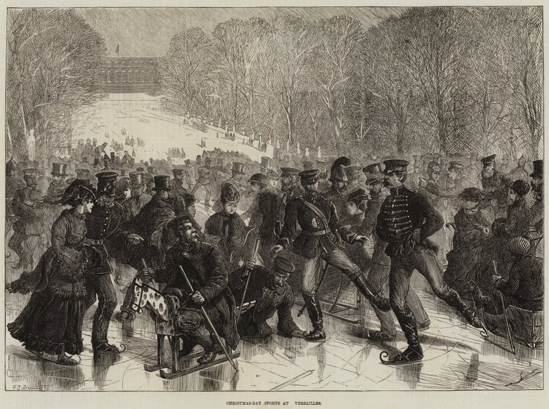 Sports du jour de Noël à Versailles - Charles J. Staniland