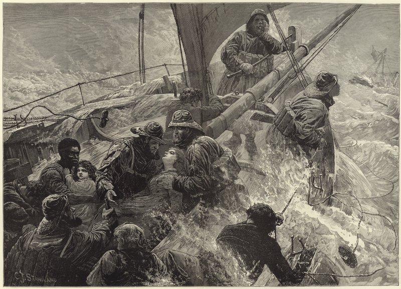 La tempête impitoyable - Charles J. Staniland