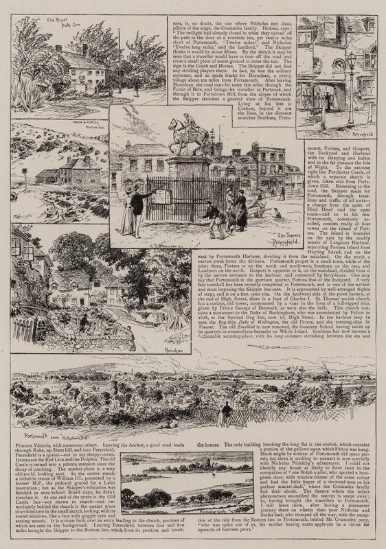 À Portsmouth avec Nicholas Nickleby et Smike - Charles J. Staniland
