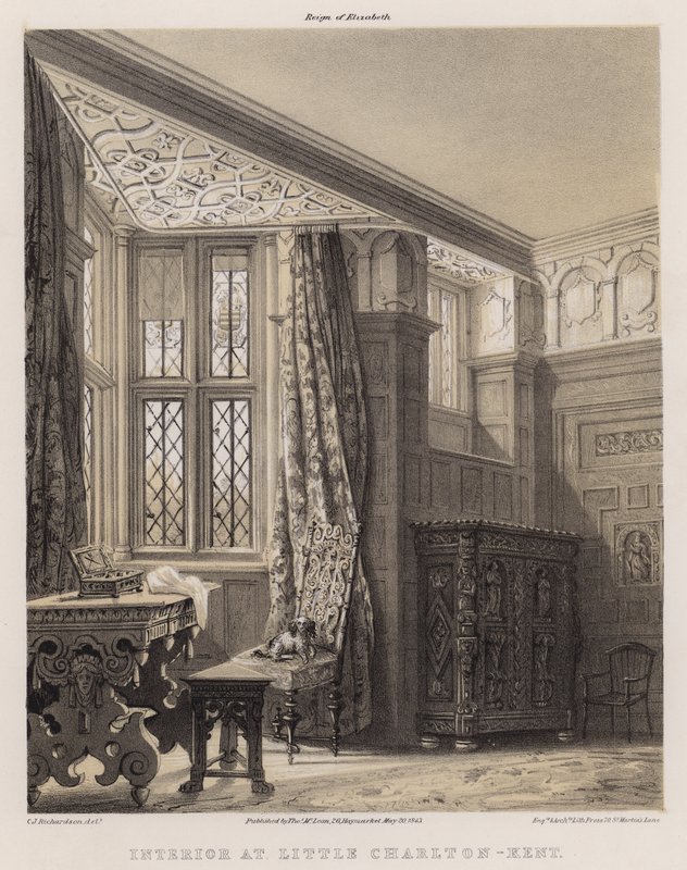 Intérieur à Little Charlton, Kent - Charles James Richardson