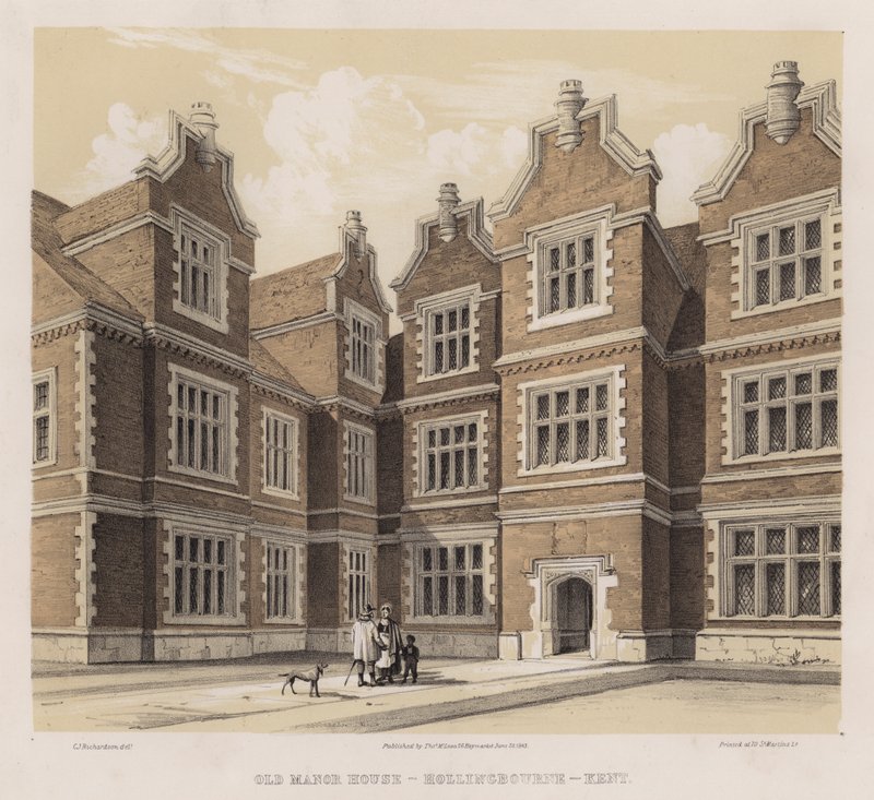 Ancienne maison de maître, Hollingbourne, Kent - Charles James Richardson