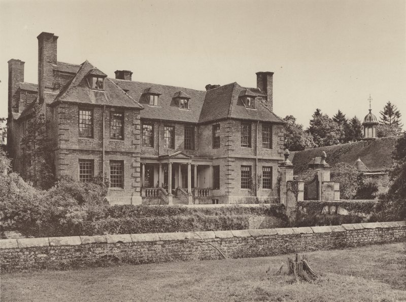 Groombridge Place, Sussex, la façade ouest - Charles Latham