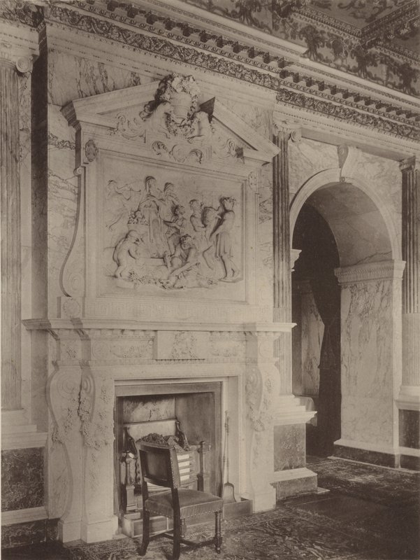 Houghton, Norfolk, Cheminée de la Salle à Manger - Charles Latham