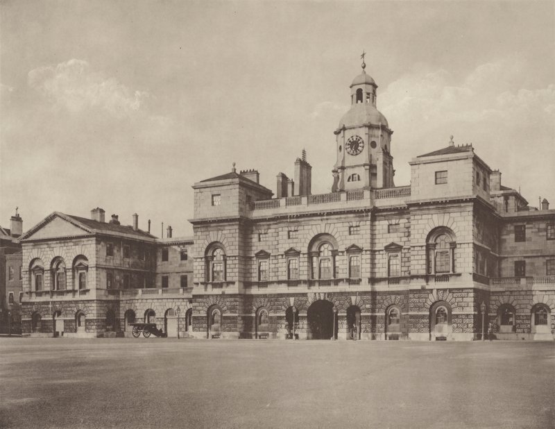 Les Horse Guards, Whitehall, la façade ouest - Charles Latham