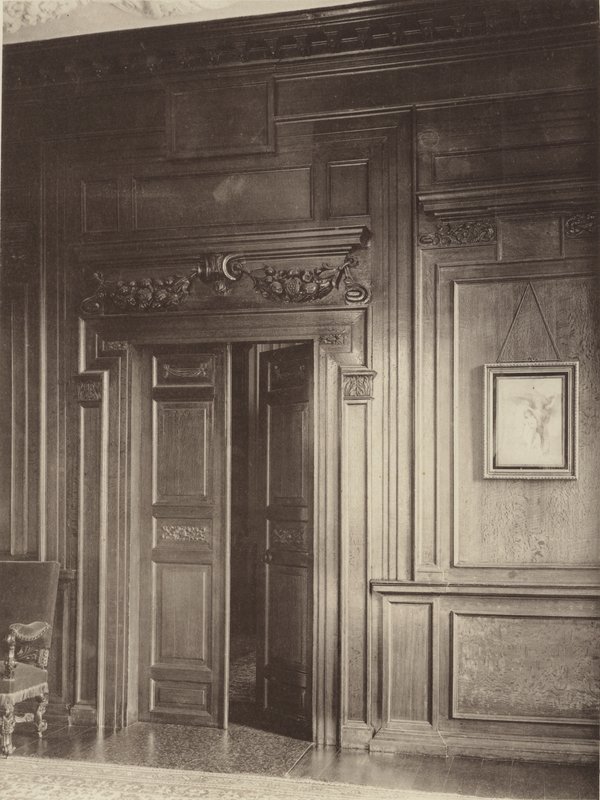Thorpe Hall, Grantham, Porte et Panneaux dans la Salle à Manger - Charles Latham