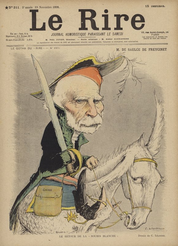 De Saulce De Freycinet, Illustration pour Le Rire - Charles Leandre