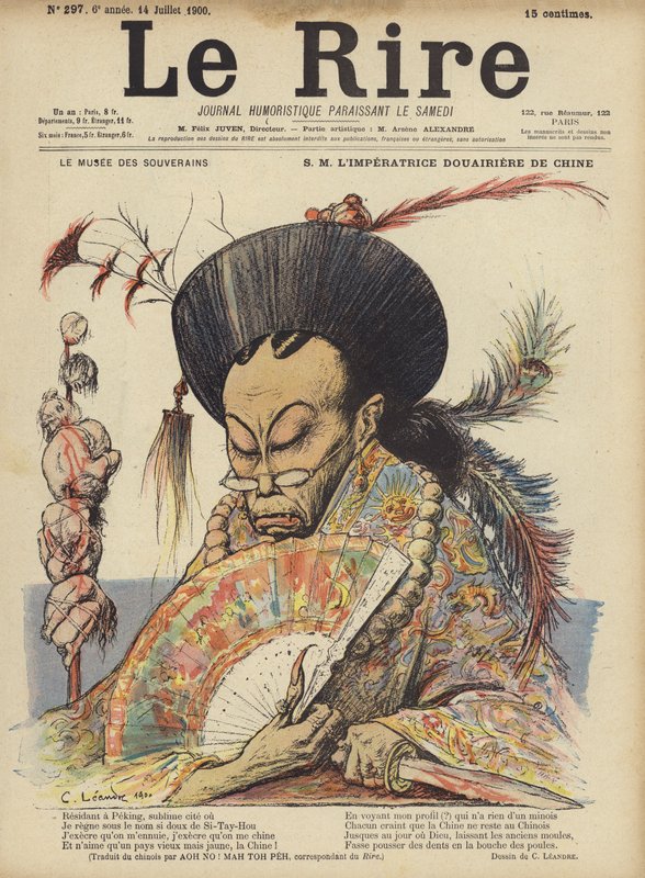 Impératrice douairière de Chine - Charles Leandre