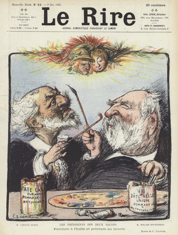 Illustration pour Le Rire - Charles Leandre